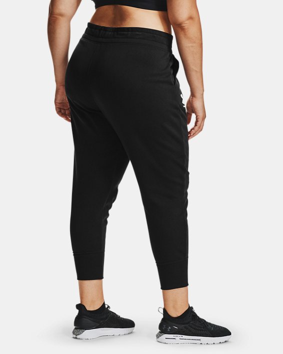Pantalon de jogging UA Rival Fleece pour femme, Black, pdpMainDesktop image number 1